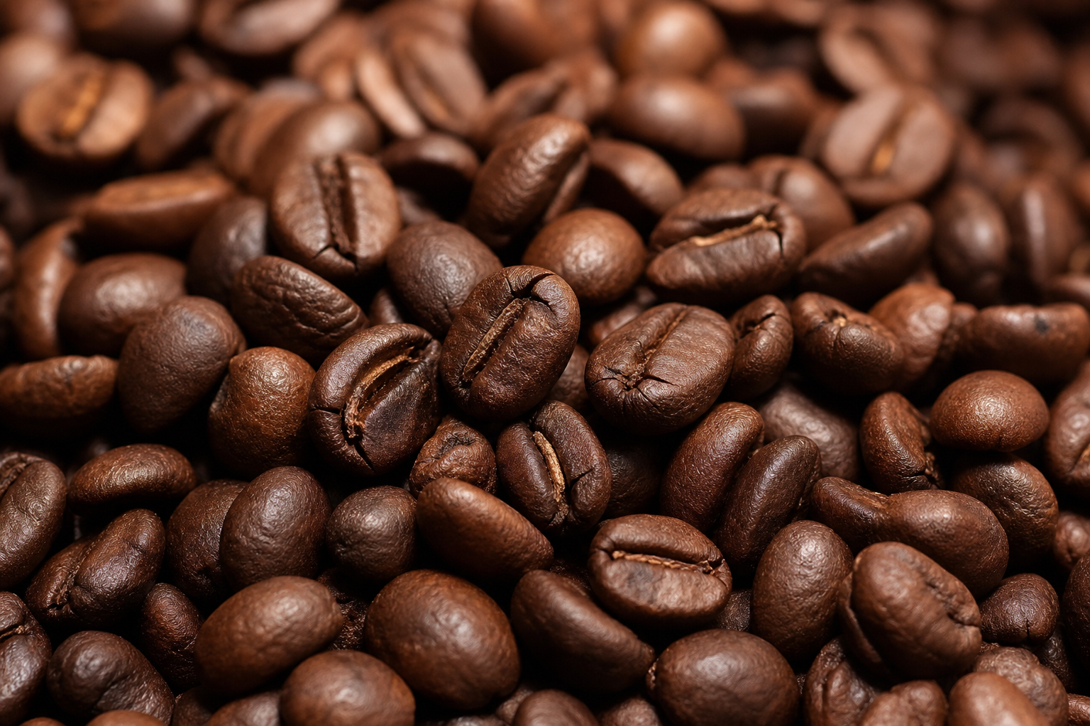 Freshly roasted specialty coffee beans at Pražírna Luční